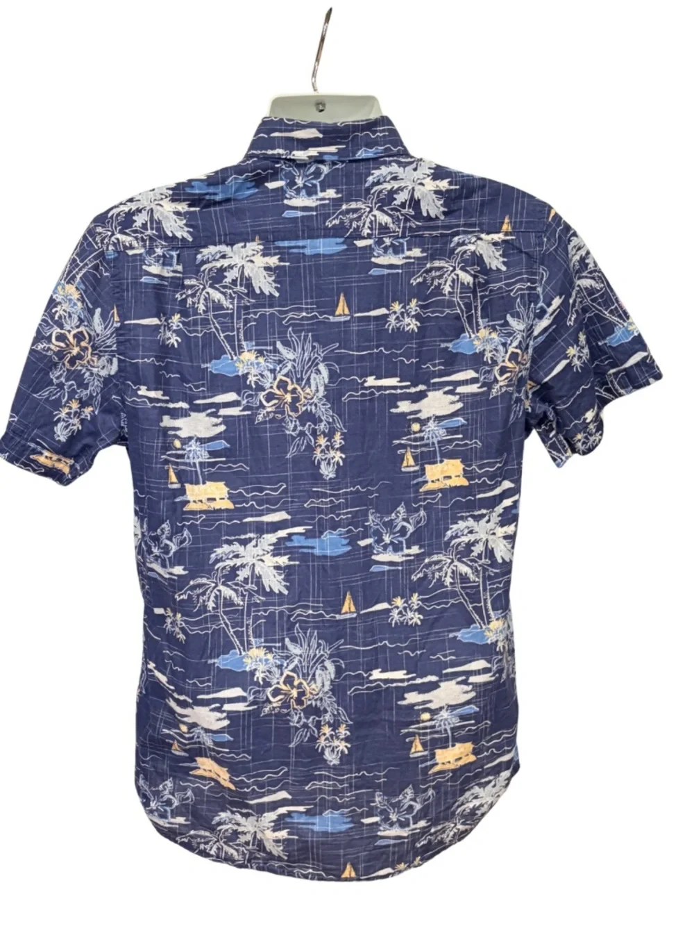 IZOD Saltwater Men’s Size M. Tropical 100% Cotton - Picture 3 of 8